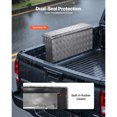 thumbnail image 3 of KFFKFF Truck Bed Tool Box, Heavy Duty Aluminum Tool Box with Tread Patterns, Storage Toolbox Chest Organizer with Lock and Key, 3 of 9