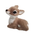 thumbnail image 1 of Simulation Mini Sika Deer Lying Deer Decoration Creative Simulation Sika Deer Model, 1 of 5