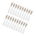 thumbnail image 1 of 20 Pieces Lash Shampoo Brushes Cosmetic Lash cleaner Peel Off Remover Tool Argent, 1 of 9