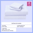 thumbnail image 3 of Mainstays Kids Microfiber Bed Sheet Set, Full, Pale Ice, 4 Pieces, 3 of 8
