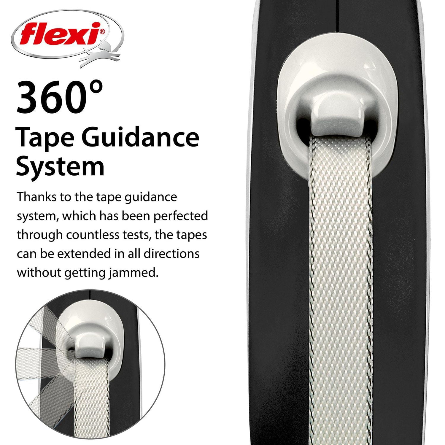 Flexi New Comfort Laisse à Ruban Rétractable pour Chien
