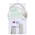 thumbnail image 4 of Parent’s Choice Hooded Towel and 5 Washcloths Set, Neutral, 4 of 6