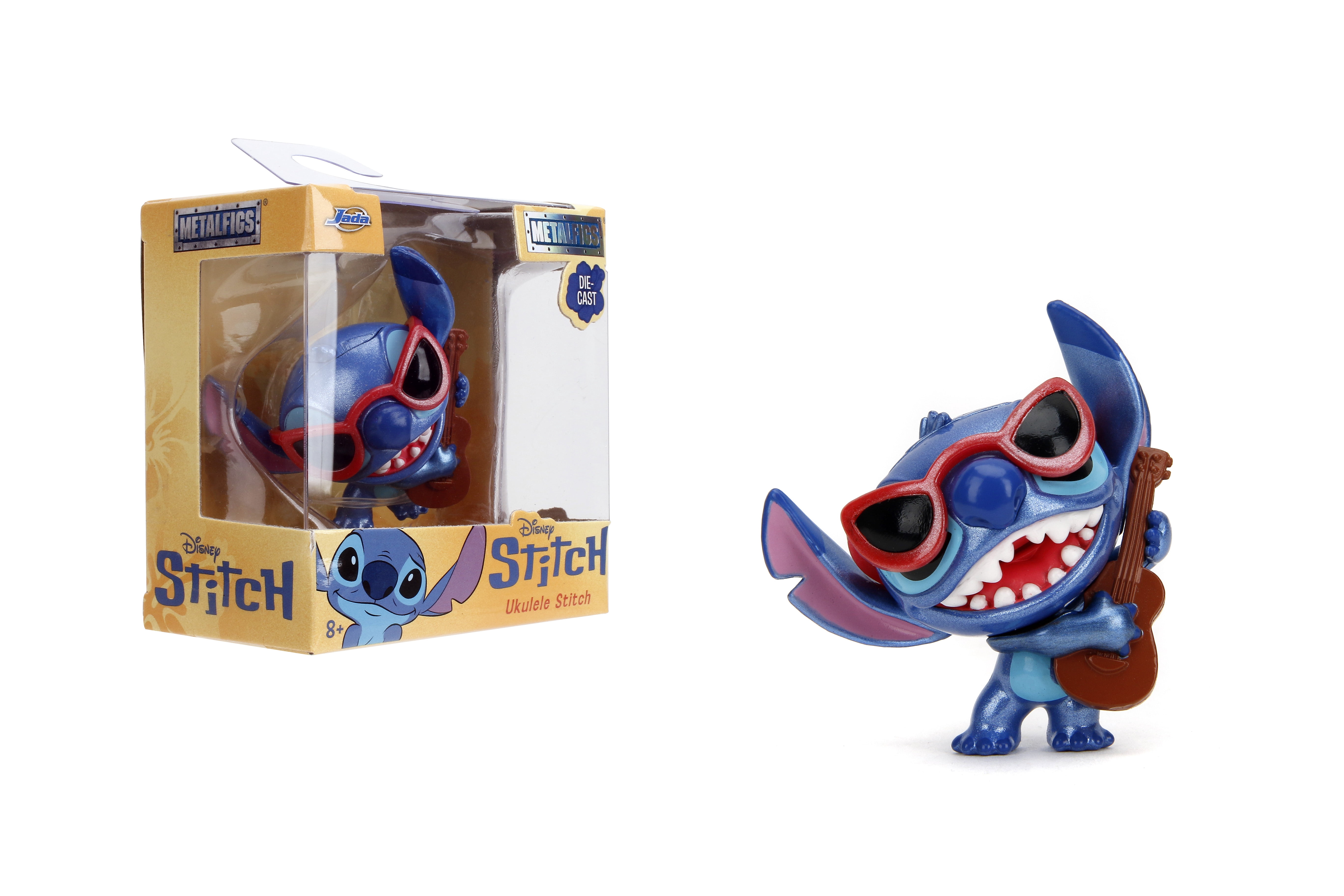 Figurine Disney Stitch Metalfigs (pack individuel) - Figurines en métal moulé sous pression de Jada Toys, échelle 2,5 pouces
