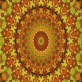 thumbnail image 1 of Ahgly Company Machine Washable Indoor Square Transitional Yellow Area Rugs, 7' Square, 1 of 7