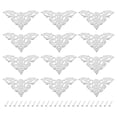 thumbnail image 1 of Decorative Edge Cover, Album Corner Protectors for Box Wooden Case Table Desk, 12 Pcs, 34mm White, 1 of 6