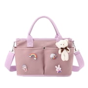 Diaper Backpack for Mom, Large Capacity Baby Bag with Insulated Pockets, Multifunctional Travel Diaper Bag with Stroller Straps, Waterproof Maternity Hospital Bag
