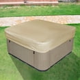 thumbnail image 2 of kjfeif Liquidation Housse Carrée Robuste pour Spa Extérieur, Protecteur de Mobilier de Patio Résistant aux Intempéries avec Bords Renforcés, Toit Rigide Isolé Thermiquement pour l'Entretien de l'Équipement de Piscine, 2 of 4