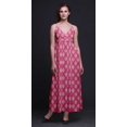 thumbnail image 3 of Bimba Robe Longue Maxi à Bretelles Spaghetti Ajustables Imprimée au Bloc, Tenue de Plage d'Été - Moyen, 3 of 6