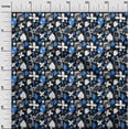 thumbnail image 3 of oneOone Rayon Medium Blue Fabric Poker Card Sewing Craft Projects Fabric Prints By Yard 56 Inch Wide, 3 of 4