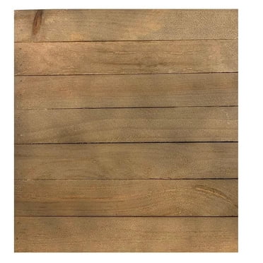 Hampton Art  Wood Plank Rustic 12x12"