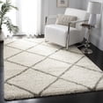 thumbnail image 1 of SAFAVIEH Hudson Amias Geometric Shag Area Rug, 1 of 8