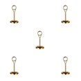 thumbnail image 2 of Redempat Stainless Table Number Holder Sign Holder Photo Stand for Hotel en Gold 10cm 5Set, 2 of 6