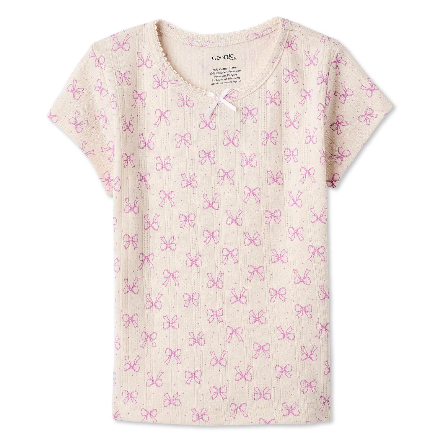 George Toddler Girls' Pointelle T-Shirt