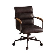 ACME Harith Executive Office Chair in Antique Slate Top Grain Leather