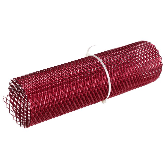 Grille avant en Filet, Garniture de Calandre de Voiture Résistante aux Rayures Entreprise d'Installation Rapide Durable pour Voiture Noir, Argent, Rouge, Bleu