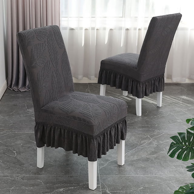 Jacquard Elastic Dining Chair Cover Universal Fit for Home Hotel Restaurant Furniture