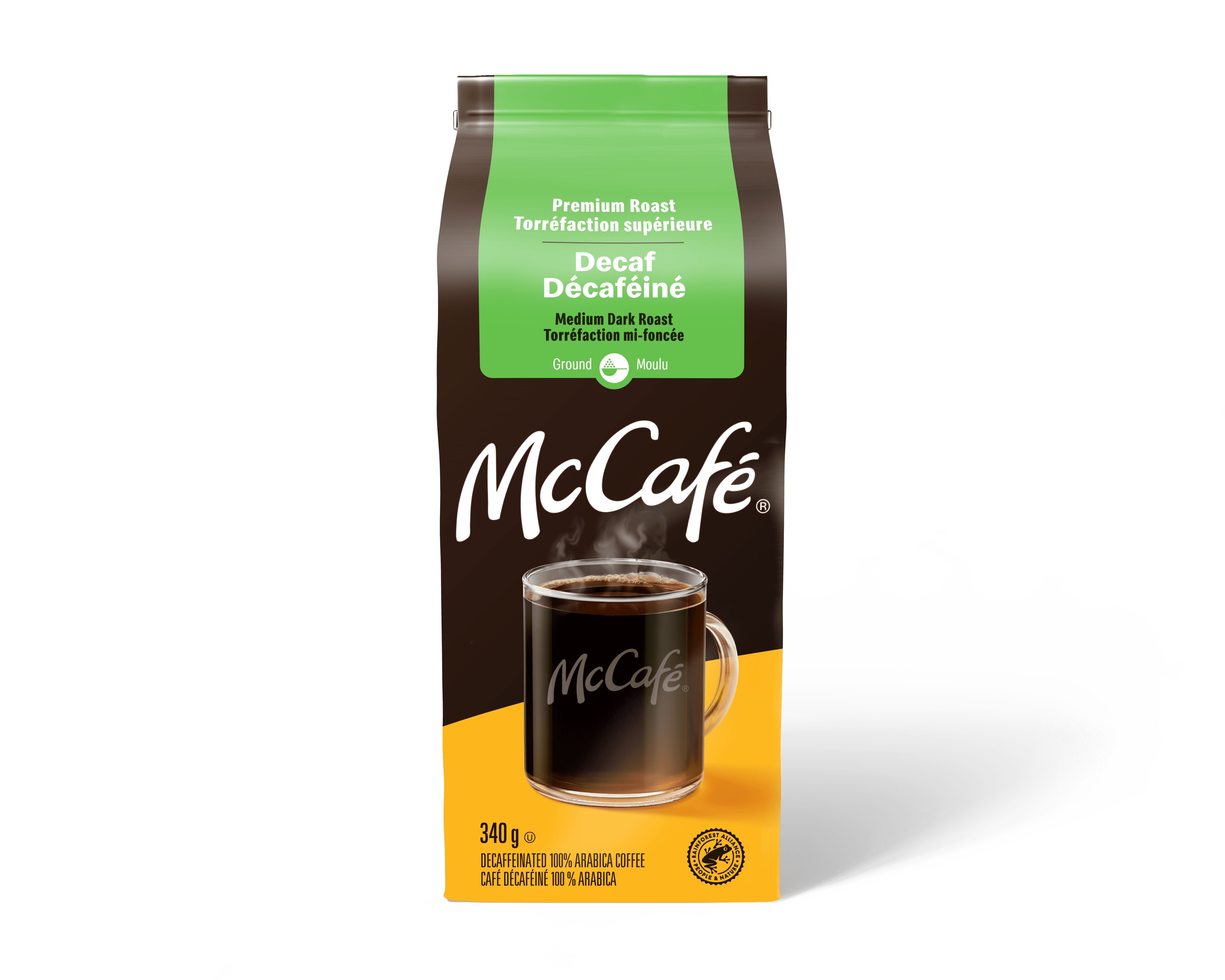 McCafé Premium Medium Dark Roast, Decaf, Ground Coffee - Walmart.ca