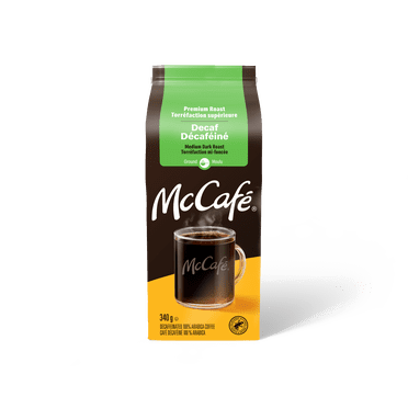 McCafé Premium Medium Dark Roast, Decaf, Ground Coffee