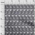thumbnail image 1 of oneOone Viscose Chiffon Fabric Leaves & Floral Block Printed Craft Fabric BTY 42 Inch Wide, 1 of 4