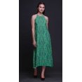 thumbnail image 4 of Bimba Robe de Plage d'Été pour Femmes à Imprimé Damassé, Dos Nu, Col Licou – X-Grand, 4 of 6