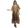 thumbnail image 3 of Moomaya Caftan pour Dames Tenue de Détente des Fêtes Robe Maxi Robes Africaines pour Femmes, 3 of 6