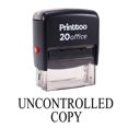 thumbnail image 1 of Printtoo Stamp UNCONTROLLED COPY Self Inking Rubber Stamp Office Stationary-Black, 1 of 1
