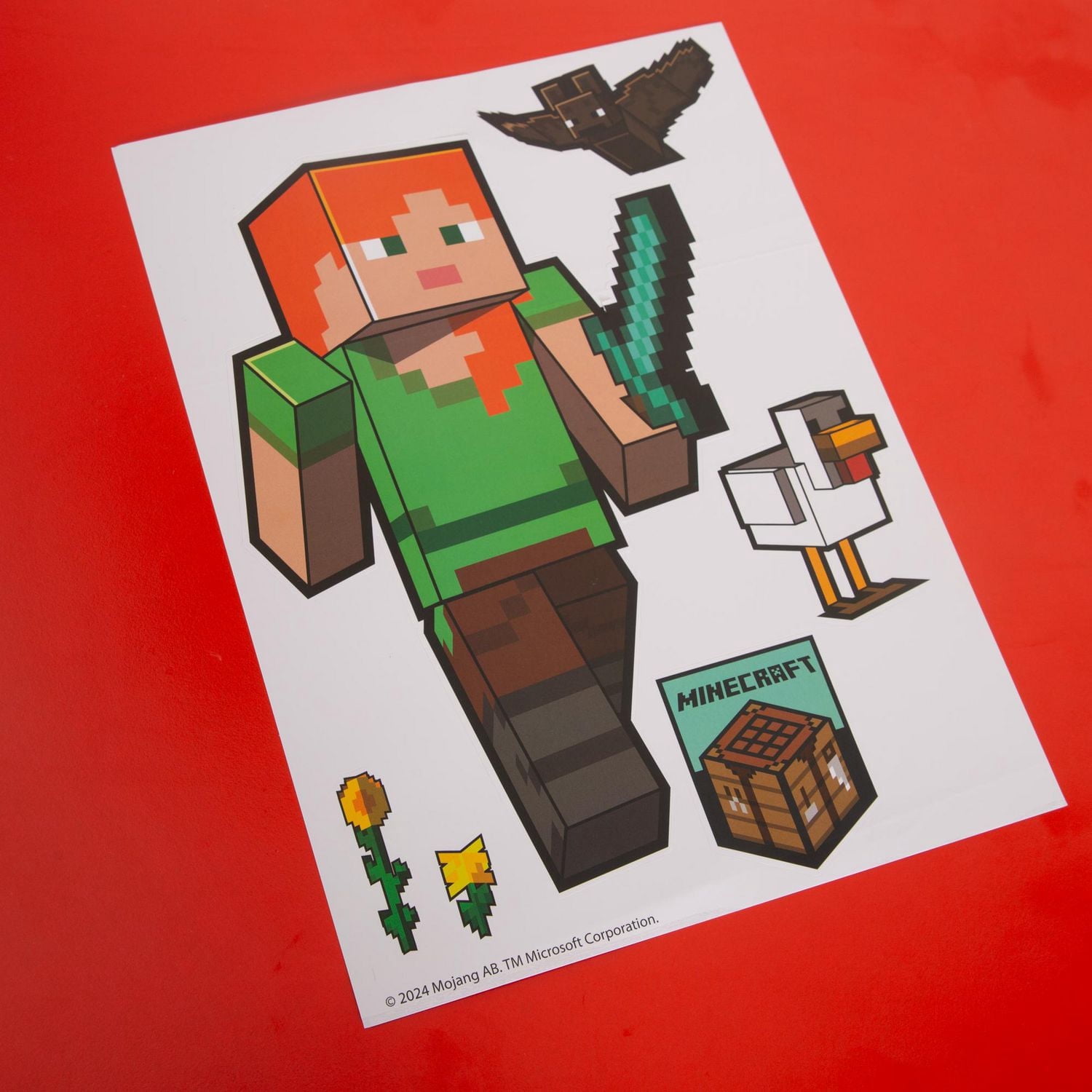 Autocollants muraux Minecraft