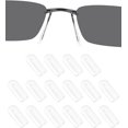 thumbnail image 1 of DROGO Silicone Eyeglass Nose Pads, Clear Rectangle Replacement Nose Pieces, Anti-Slip Plug-in Nose Pads, 1 of 5