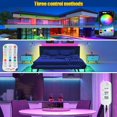 thumbnail image 2 of LED Strip Lights 32.8ft | Smart APP Controlled LED Light Strip with Remote, 5050 LED Lights 300LEDs RGB Rope Lights, Music Sync Lights for Bedroom Ceiling (APP+Remote+Mic+3 Button), 2 of 7