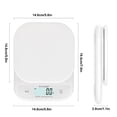 thumbnail image 3 of PEZHADA Food Scale for Weight Loss Weiheng B31 Kitchen Scale Electronic Scale Precision Electronic Scale Household Small Scale Weighing Scale Baking Food Weight Scale, 3 of 8