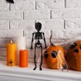 thumbnail image 4 of HHBEAUTY 11.4" Posable Skeleton Plastic Mini Skeleton Decor with Movable Joints, Outdoor Halloween Decor Props for Yard Haunted Houses Porch, 4 of 5