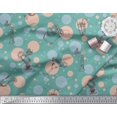 thumbnail image 2 of Soimoi Modal Satin Fabric Dot & Cocktail Beverages Print Fabric by Yard 42 Inch Wide, 2 of 3