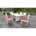 thumbnail image 1 of Table de Salle à Manger Patio Rectangulaire Monaco avec 6 Chaises Sans Bras, 1 of 2