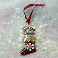 thumbnail image 2 of Northlight 3.5" Red and Silver Plated Pepsi Stocking Christmas Ornament, 2 of 2