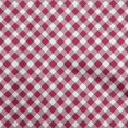 thumbnail image 1 of oneOone Polyester Spandex Magenta Fabric Gingham Check Dress Material Fabric Print Fabric By The Yard 56 Inch Wide, 1 of 4