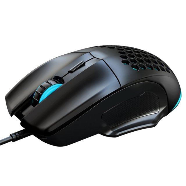 TAIOU Souris de Sport Électronique Filaire USB Souris de Jeu avec Lumière Respirante RVB DPI Réglable pour Ordinateur Portable