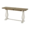 thumbnail image 1 of Martin Svensson Home Napa , Table Console de Sofa à Dessus Rabattable, Teinture Blanche et Naturel Récupéré, 1 of 2