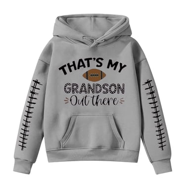 AJIWYH Girls Sweater Girl's Hoodie Long Sleeve Personality Soft Sweatshirt Graphic Hoody Kids Cute Pullovers Top Clothes for Girls Essential Hoodie Grey,13-14 Years