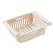 Pull-out Refrigerator Storage Holder Glass Food Storage Containers for Pantry Kitchen Decorations 3 Cup Glass Storage Containers with Lids Flat Storage Containers Food Can Organizer for Pantry