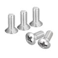 thumbnail image 1 of Unique Bargains Vis de Machine à Tête Ovale M5x12mm, Lot de 50 Vis à Tête Fraisée Légèrement Relevée en Acier Inoxydable 304, 1 of 5
