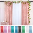 thumbnail image 2 of LNGOOR Sequin Curtain - Solid Color - Shiny Long Glitter - Foldable - Party Decoration - Easy Installation - Wedding Party Sequin Panel - Party Favors, 2 of 8