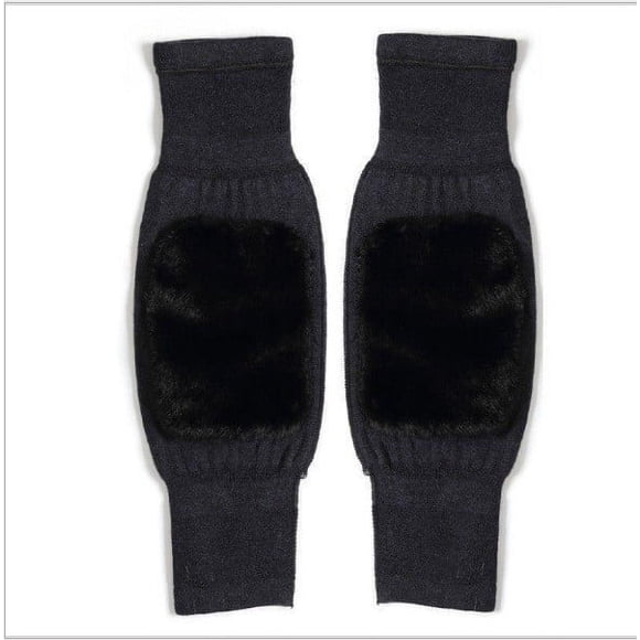Genouillère Chauffante pour Soulager la Douleur Due à l'Arthrite / Genouillère Unisexe pour Temps Froid avec Soutien / Protège-Articulation Élastique pour le Vélo, le Ski, la Course / Manchon de Genou pour Sports de Plein Air pour Hommes et Femmes