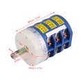 thumbnail image 2 of Tire Changer Switch, 240v/480v/500v 40a Tire Changer Machine Motor Forward Reverse Switch Heavy Duty, Tire Changer Turn Table Pedal Switch, Professional Motor Switches, 2 of 9