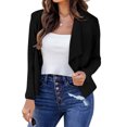 thumbnail image 2 of Timegard Lightweight Jacket Women Long Sleeve Cropped Blazer Casual Business Open Front Work Jackets, 2 of 5