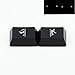 thumbnail image 3 of 2 Pcs 1.5X R1 Backlit Set Portal Keycap Laser Carving CTRL/Win/ALT/FN Switchs OEM Profile for Most MX Mechanical Keyboards Gaming Replacement (2pcs 1.5u), 3 of 4