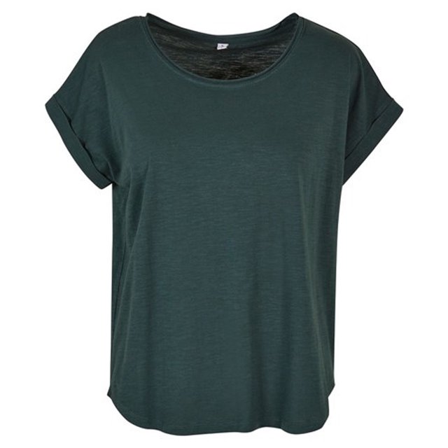 Build Your Brand T-Shirt Long Slub pour Femmes