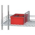 thumbnail image 1 of 42 in. Wire Shelving Unit Back Ledges - Chrome, 1 of 1