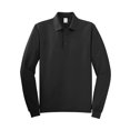 thumbnail image 1 of Gravity Threads Long-Sleeve Silk Feel Polo - Black - X-Large, 1 of 1