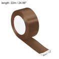 thumbnail image 2 of Unique Bargains 1.5" Wide 24 Yards Satin Ribbon Single Side Craft Roll Decoration Light Brown, 2 of 6