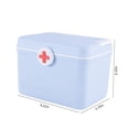 thumbnail image 3 of JWshufel All Purpose Portable Compact First Aid Kit for Home Car Travel Camping and Outdoor Emergencies Handles Minor Cuts Sprains Burns Insect Bites and Skin Rashes, 3 of 8